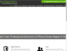 Tablet Screenshot of iphonerepairvb.com